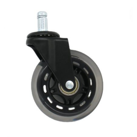 GUMOWE KAUCZUKOWE KÓŁKA DO FOTELA 5SZT KRZESŁA OBROTOWEGO Z ŁOŻYSKAMI