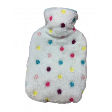 TERMOFOR NA WODĘ W POKROWCU PLUSZOWY OGRZEWACZ GUMOWY W SWETERKU 1L