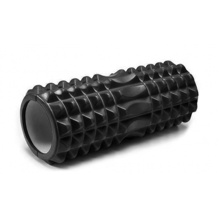 ROLLER DO MASAŻU ĆWICZEŃ CIAŁA PLECÓW WAŁEK CROSSFIT JOGI MASAŻER FITNESS CZARNY