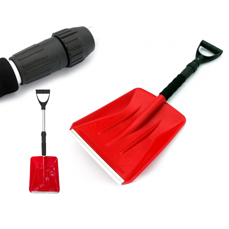 ŁOPATA DO ŚNIEGU SZUFLA SKŁADANA DO AUTA REGULOWANA ALUMUNIOWA TELESKOPOWA