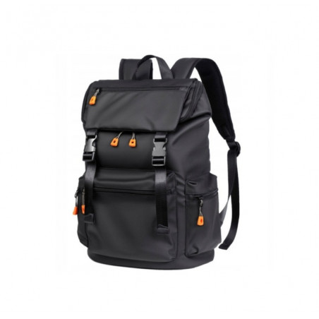 PLECAK CZARNY WODOODPORNY USB NA POWERBANK PODRÓŻNY TURYSTYCZNY DO SAMOLOTU