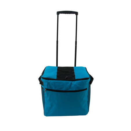 TORBA TERMICZNA ZE STELAŻEM NA KÓŁKACH : Kolor - Blue