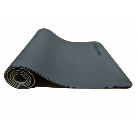 MATA GIMNASTYCZNA DO ĆWICZEŃ JOGI PILATESU FITNESS TPE DWUSTRONNA POKROWIEC