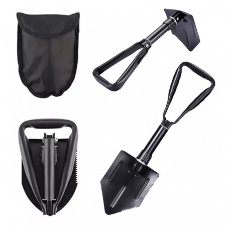 SAPERKA SKŁADANA ŁOPATA WIELOFUNKCYJNA TURYSTYCZNA ŁOPATKA + POKROWIEC
