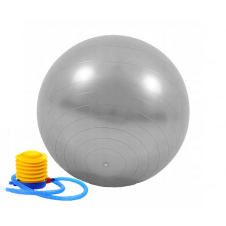 PIŁKA GIMNASTYCZNA REHABILITACYJNA FITNESS DO ĆWICZEŃ JOGA 65cm + POMPKA