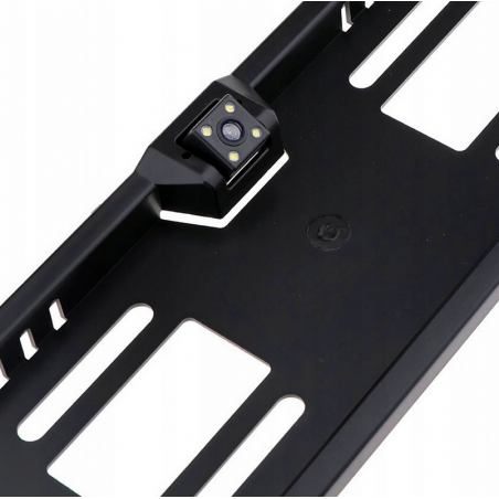 KAMERA COFANIA PARKOWANIA LED W RAMCE REJESTRACJI + MONITOR 4,3'' LCD 12V