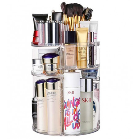DUŻY POJEMNIK ORGANIZER OKRĄGŁY NA KOSMETYKI