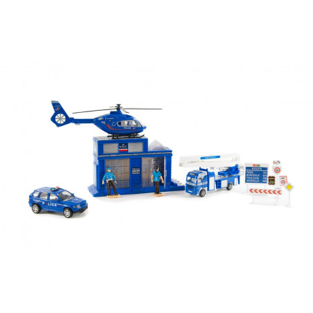 DUŻY ZESTAW POLICJA Z POSTERUNKIEM JZ2136C