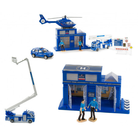DUŻY ZESTAW POLICJA Z POSTERUNKIEM JZ2136C