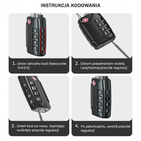 copy of KŁÓDKA SZYFROWA NA SZYFR WALEC WALCOWA ZMIENNY KOD SREBRNA 4 CYFROWA STAL