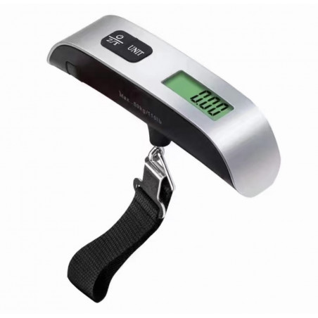 WAGA BAGAŻOWA LOTNICZA TURYSTYCZNA PODRÓŻNA KIESZONKOWA LCD 50kg + BATERIA
