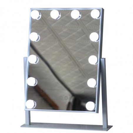 LUSERKO DO MAKIJAŻU KOSMETYCZNE PODŚWIETLANE LED HOLLYWOOD Z 12 ŻARÓWKAMI