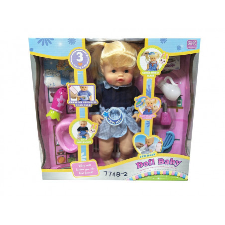 LALKA DZIEWCZYNKA Z AKCESORIAMI