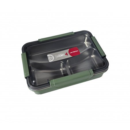 LUNCH BOX ŚNIADANIOWY PREMIUM OBIADOWY POJEMNIK 880ml STAL NIERDZEWNA