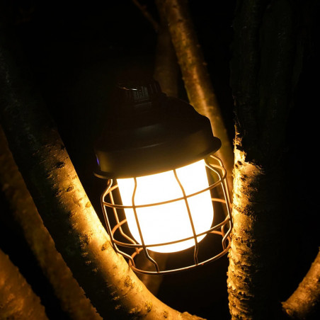 LAMPA OGRODOWA LATARNIA WISZĄCA STOJĄCA MOCNA KEMPINGOWA LED TURYSTYCZNA