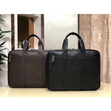 DUŻA SKÓRZANA TORBA LAPTOP NOTEBOOK 15 16 17" BIZNESOWA ELEGANCKA POJEMNA