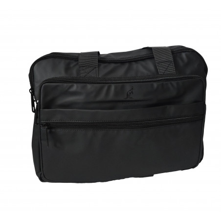 TORBA NA LAPTOP NOTEBOOK 14" CALI PASEK NA RAMIĘ STYLOWA CZARNA WODOODPORNA