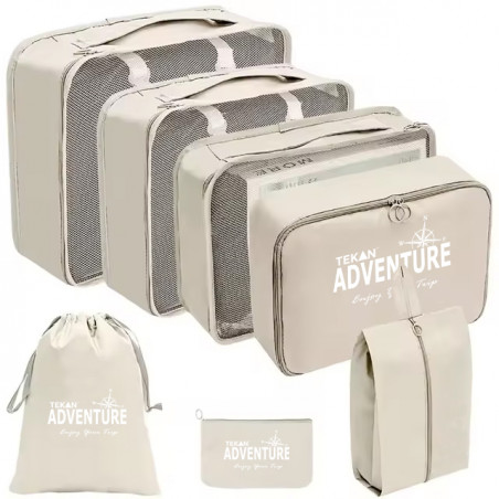 copy of ORGANIZER PODRÓŻNY DO WALIZKI TORBY SZAFY ZESTAW 7 SZT UBRANIA I BUTY TEKAN