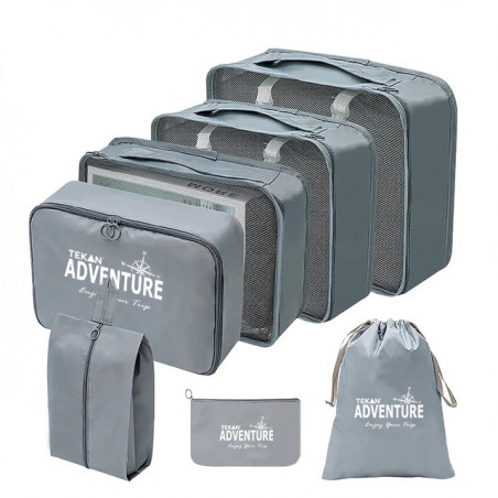 copy of ORGANIZER PODRÓŻNY DO WALIZKI TORBY SZAFY ZESTAW 7 SZT UBRANIA I BUTY