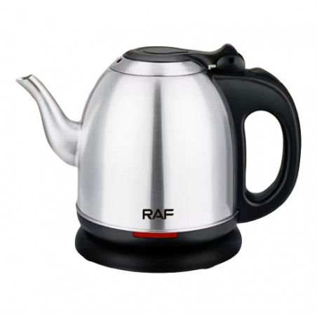 CZAJNIK ELEKTRYCZNY MAŁY 1,2l 1350W INOX SREBRNY STALOWY RETRO KONEWKA