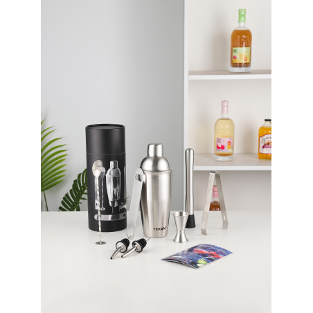 copy of ZESTAW BARMAŃSKI PREMIUM SHAKER DO DRINKÓW KOKTAJLI 750ML 10EL NA PREZENT