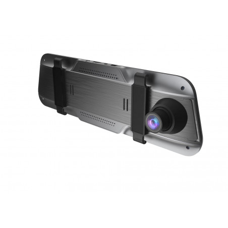 KAMERA SAMOCHODOWA COFANIA WIDEO REJESTRATOR JAZDY W LUSTERKU POLSKIE MENU