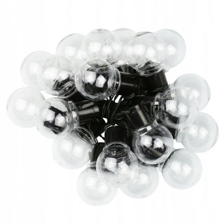 copy of GIRLANDA OGRODOWA LAMPKI OZDOBNE CIEPŁE SOLARNE 20 LED ŻARÓWKI 5m