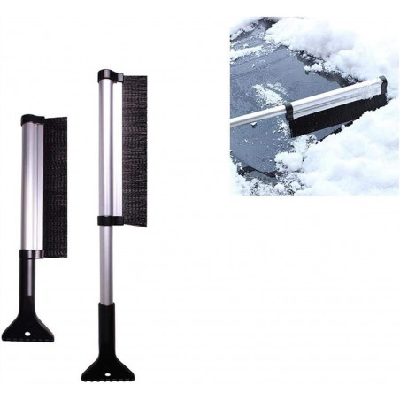 SKROBACZKA SZCZOTKA DŁUGA DO ODŚNIEŻANIA SZYB SAMOCHODU TELESKOPOWA 65 cm