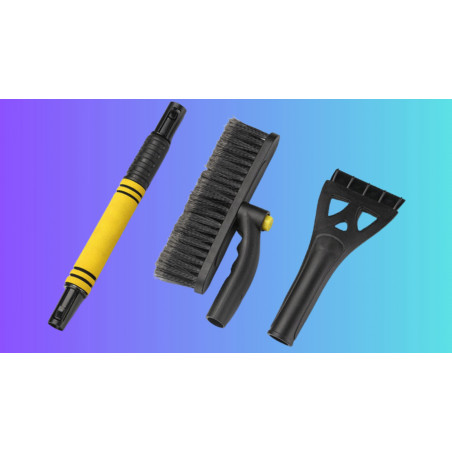 SKROBACZKA SZCZOTKA DO ODŚNIEŻANIA TELESKOPOWA DO SAMOCHODU SZYB DŁUGA 80CM