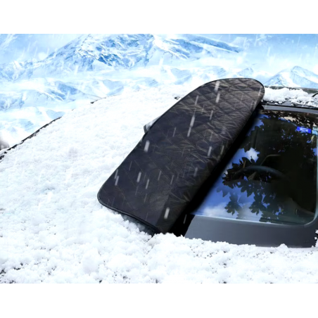 MATA PRZECIWSZRONOWA ANTYSZRONOWA NA ZIMĘ SZYBĘ AUTA + LUSTERKA MAGNETYCZNA