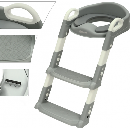 NAKŁADKA NA SEDES WC DRABINKA DZIECIĘCA SIEDZISKO ANTYPOŚLIZGOWE PODNÓŻEK