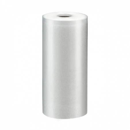 ROLKA DO PAKOWANIA ŻYWNOŚCI PRÓŻNIOWO WORKI 25x1500cm W ROLCE MOLETOWANA