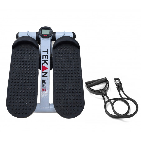 STEPPER DO ĆWICZEŃ NÓG POŚLADKÓW FITNESS PROSTY 2w1 Z LICZNIKIEM Z LINKAMI