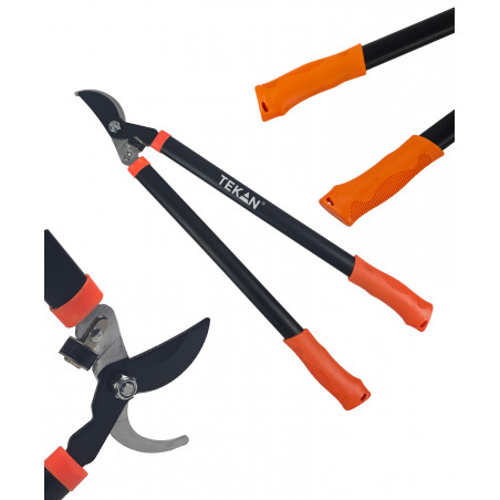 copy of RĘCZNE NOŻYCE OGRODOWE DO ŻYWOPŁOTU KRZEWÓW LEKKIE WYGODNE GUMOWE RĄCZKI