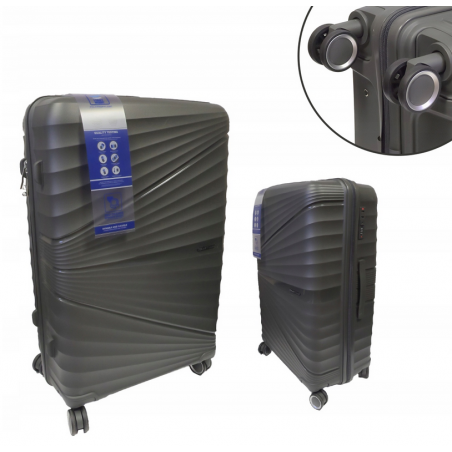 copy of ZESTAW WALIZEK WALIZKA KABINOWA 20" + DUŻA 28" XL PODRÓŻNA LEKKA 4 KÓŁKA BEŻOWA