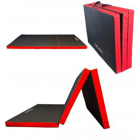 MATERAC GIMASTYCZNY MATA DUŻA 195x100x6 cm REHABILITACYJNY SZKOLNY SKŁADANY