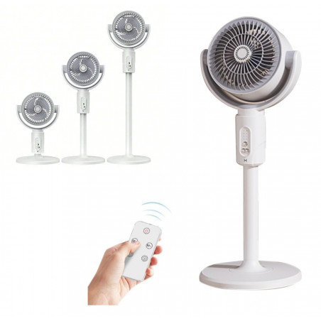WIATRAK BEZPRZEWODOWY WENTYLATOR STOJĄCY TARASOWY PODŁOGOWY NA AKUMULATOR