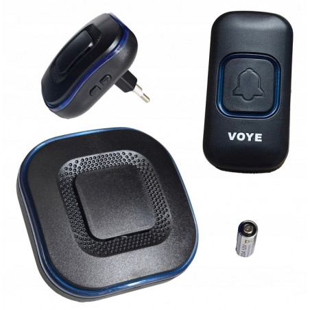 DZWONEK BEZPRZEWODOWY DO DRZWI DO FURTKI NA BATERIE 38 DZWONKÓW LED