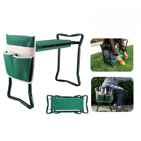 KLĘCZNIK SKŁADANY PRZYBORNIK STOŁEK OGRODOWY ŁAWKA KRZESEŁKO TABORET 3w1