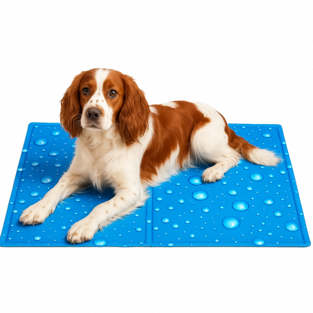 GRUBA MATA CHŁODZĄCA DLA PSA KOTA LEGOWISKO ŻELOWA 90x50 PREMIUM CIĘŻKA 5KG