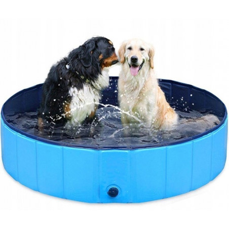 DUŻY BASEN DLA PSA ZWIERZĄT DZIECI OGRODOWY 160cm XXXL SKŁADANY MOCNY
