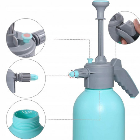 OPRYSKIWACZ RĘCZNY CIŚNIENIOWY 2L SPRYSKIWACZ ZRASZACZ ROZPYLACZ DO ROŚLIN