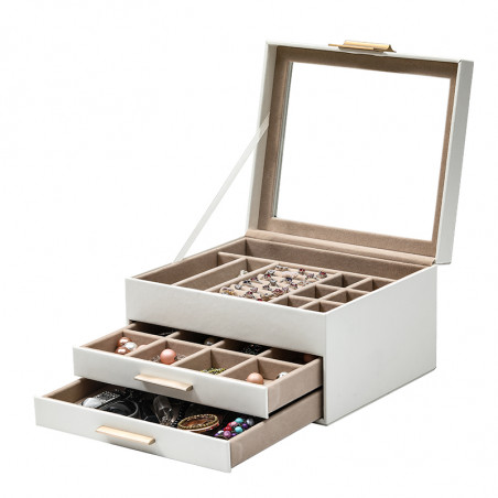 ORGANIZER NA BIŻUTERIĘ BIAŁY