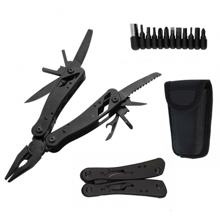 MULTITOOL TEKAN ZESTAW SURVIVALOWY PRZEŻYCIA 19w1 + ETUI