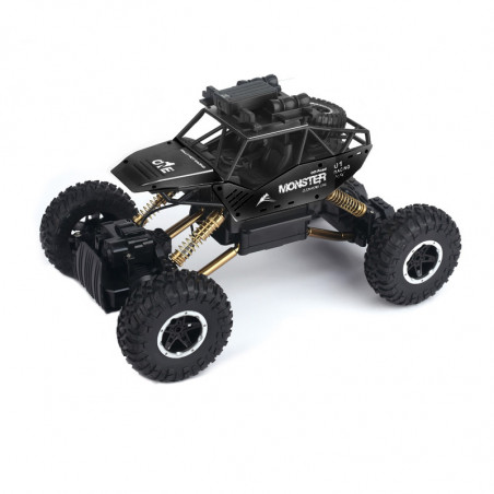 SAMOCHÓD STEROWANY WIFI CRAWLER 1:18 - CZARNY