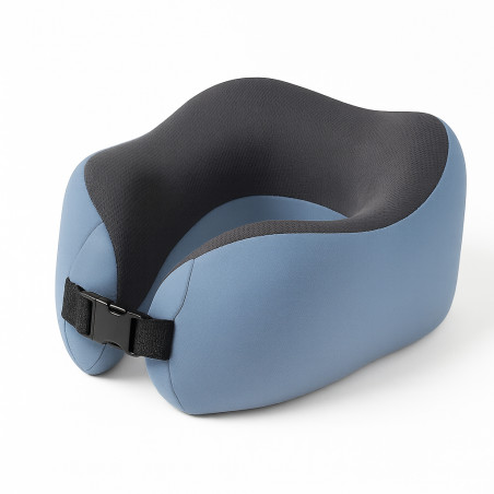 PODRÓŻNA PODUSZKA POD KARK SZYJĘ Z PIANKI Z PAMIĘCIĄ KSZTAŁTU + ETUI TEKAN