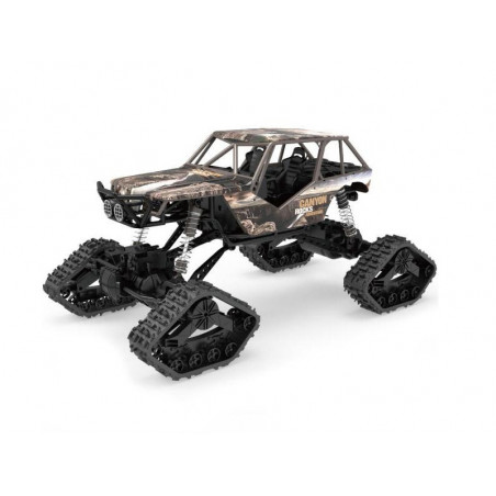 SAMOCHÓD ZDALNIE STEROWANY 2w1 KOŁA/GĄSIENICE 1:10