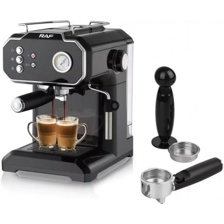 EKSPRES DO KAWY KOLBOWY CIŚNIENIOWY RETRO RAF 20BAR 2.0L SPIENIACZ MLEKA