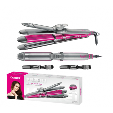 CERAMICZNA PROSTOWNICA LOKÓWKA KARBOWNICA FALOWNICA STYLIZACJA WŁOSÓW KEMEI