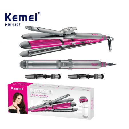 CERAMICZNA PROSTOWNICA LOKÓWKA KARBOWNICA FALOWNICA STYLIZACJA WŁOSÓW KEMEI